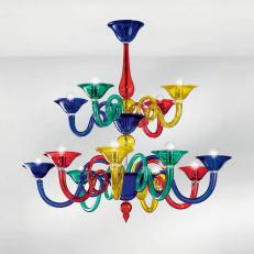 Люстра Sylcom 1382/8+4 CR.ORO