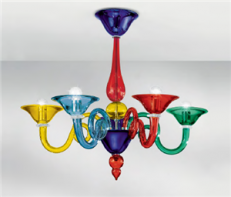 Люстра Sylcom 1420/5 CR.ORO