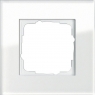 Gira-021112-Abdeckrahmen-1fach-Esprit-Glas-weiss[1]