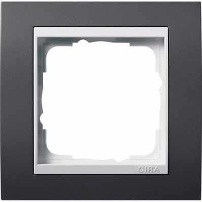 Gira-0211328-Abdeckrahmen-1fach-fuer-reinweiss-Event-anthrazit[1]