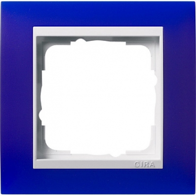 Gira-0211399-Abdeckrahmen-1fach-fuer-reinweiss-Event-opak-blau[1]