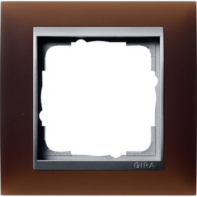 Gira-021159-Abdeckrahmen-1fach-fuer-Farbe-alu-Event-opak-dunkelbr[1]