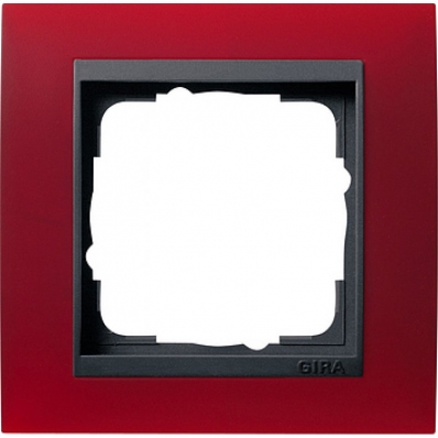 Gira-021188-Abdeckrahmen-1fach-fuer-anthrazit-Event-opak-rot[1]