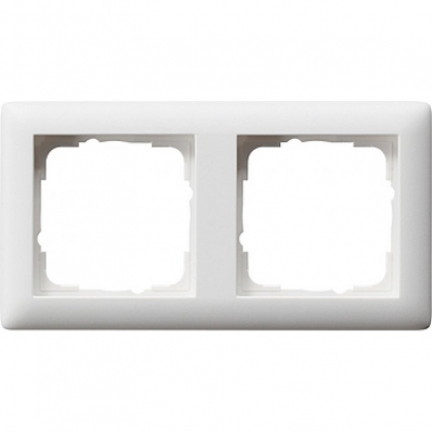 Gira-021204-Abdeckrahmen-2fach-Standard-55-reinweiss-matt[1]