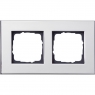 Gira-021210-Abdeckrahmen-2fach-Esprit-Chrom[1]