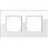 Gira-021212-Abdeckrahmen-2fach-Esprit-Glas-weiss[1]