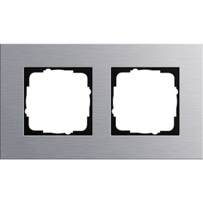 Gira-021217-Abdeckrahmen-2fach-Esprit-Aluminium[1]