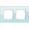 Gira-021218-Abdeckrahmen-2fach-Esprit-Glas-mint[1]