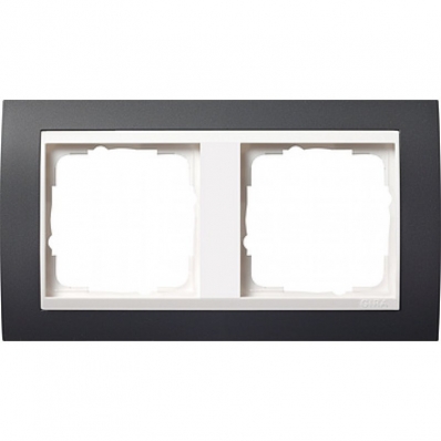 Gira-0212328-Abdeckrahmen-2fach-fuer-reinweiss-Event-anthrazit[1]