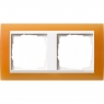 Gira-0212397-Abdeckrahmen-2fach-fuer-reinweiss-Event-opak-orange[1]