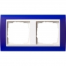 Gira-0212399-Abdeckrahmen-2fach-fuer-reinweiss-Event-opak-blau[1]