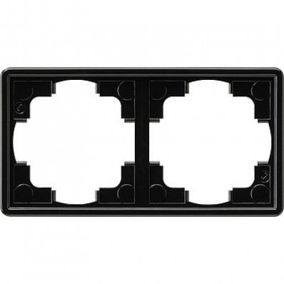 Gira-021247-Abdeckrahmen-2fach-S-Color-schwarz[1]