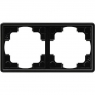 Gira-021247-Abdeckrahmen-2fach-S-Color-schwarz[1]