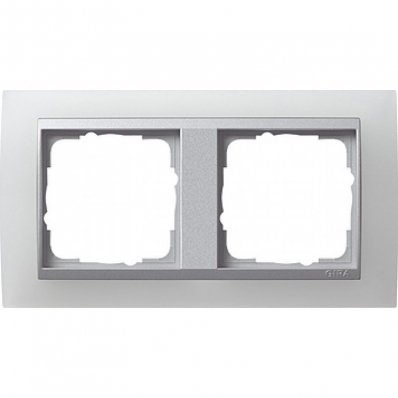Gira-021250-Abdeckrahmen-2fach-fuer-Farbe-alu-Event-opak-weiss[1]