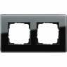 Gira-0212505-Abdeckrahmen-2fach-Esprit-Glas-C-Schwarz[1]