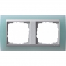 Gira-021251-Abdeckrahmen-2fach-fuer-Farbe-alu-Event-opak-mint[1]