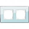 Gira-0212518-Abdeckrahmen-2fach-Esprit-Glas-C-Mint[1]