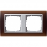Gira-021259-Abdeckrahmen-2fach-fuer-Farbe-alu-Event-opak-dunkelbr[1]