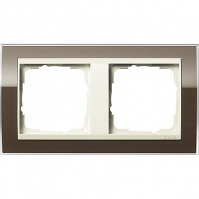 Gira-0212761-Abdeckrahmen-2fach-fuer-cremeweiss-Event-Klar-Klar-Br[1]