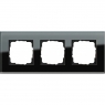 Gira-021305-Abdeckrahmen-3fach-Esprit-Glas-schwarz[1]
