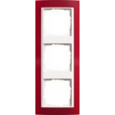 Gira-0213398-Abdeckrahmen-3fach-fuer-reinweiss-Event-opak-rot[1]