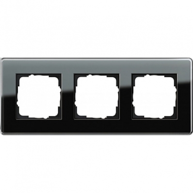 Gira-0213505-Abdeckrahmen-3fach-Esprit-Glas-C-Schwarz[1]