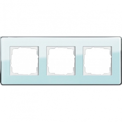Gira-0213518-Abdeckrahmen-3fach-Esprit-Glas-C-Mint[1]