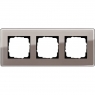 Gira-0213522-Abdeckrahmen-3fach-Esprit-Glas-C-Umbra[1]