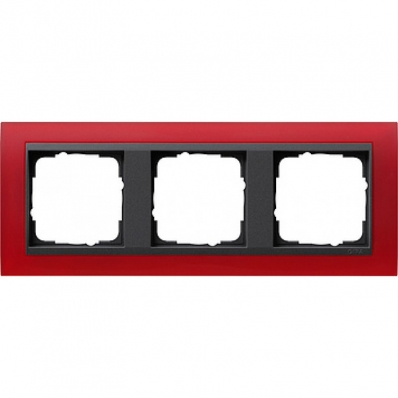 Gira-021388-Abdeckrahmen-3fach-fuer-anthrazit-Event-opak-rot[1]
