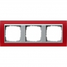 Gira-021392-Abdeckrahmen-3fach-fuer-Farbe-alu-Event-opak-rot[1]