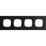 Gira-0214126-Abdeckrahmen-4fach-Esprit-Aluminium-Schwarz[1]