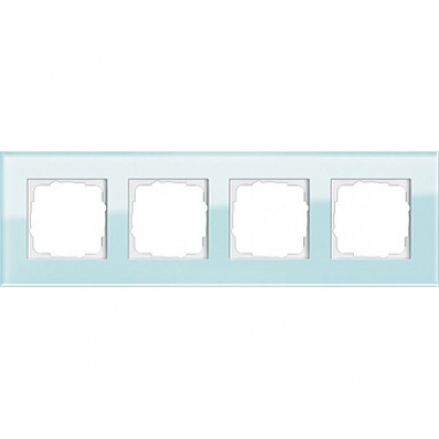 Gira-021418-Abdeckrahmen-4fach-Esprit-Glas-mint[1]