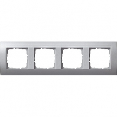 Gira-021436-Abdeckrahmen-4fach-fuer-Farbe-alu-Event-Farbe-alu[1]