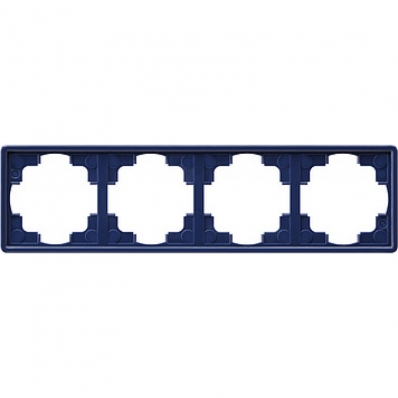 Gira-021446-Abdeckrahmen-4fach-S-Color-blau[1]