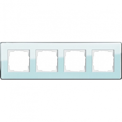 Gira-0214518-Abdeckrahmen-4fach-Esprit-Glas-C-Mint[1]