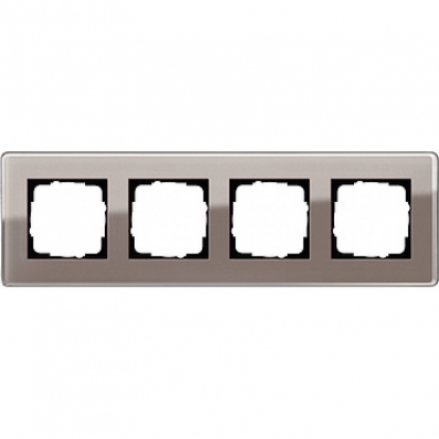 Gira-0214522-Abdeckrahmen-4fach-Esprit-Glas-C-Umbra[1]