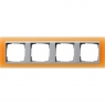 Gira-021453-Abdeckrahmen-4fach-fuer-Farbe-alu-Event-opak-orange[1]