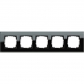 Gira-021505-Abdeckrahmen-5fach-Esprit-Glas-schwarz[1]
