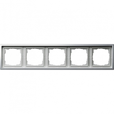 Gira-0215115-Abdeckrahmen-5fach-Flaeche-Farbe-Chrom[1]