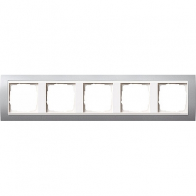 Gira-0215326-Abdeckrahmen-5fach-fuer-reinweiss-Event-Farbe-alu[1]