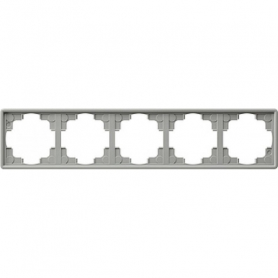 Gira-021542-Abdeckrahmen-5fach-S-Color-grau[1]