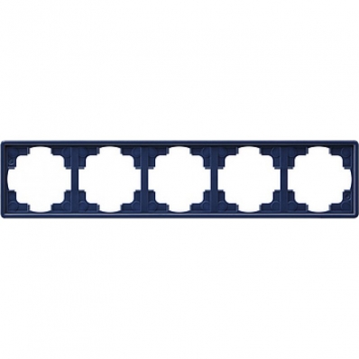 Gira-021546-Abdeckrahmen-5fach-S-Color-blau[1]