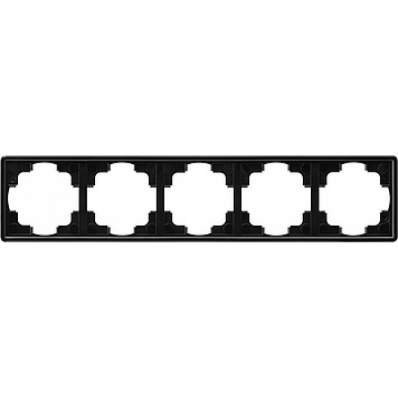 Gira-021547-Abdeckrahmen-5fach-S-Color-schwarz[1]