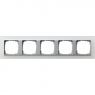 Gira-021550-Abdeckrahmen-5fach-fuer-Farbe-alu-Event-opak-weiss[1]