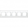 Gira-0215512-Abdeckrahmen-5fach-Esprit-Glas-C-Weiss[1]
