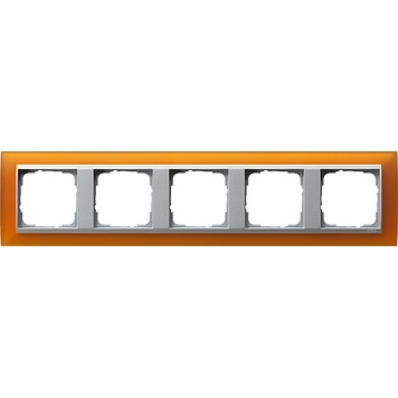 Gira-021569-Abdeckrahmen-5fach-fuer-Farbe-alu-Event-opak-bernstei[1]