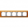Gira-021569-Abdeckrahmen-5fach-fuer-Farbe-alu-Event-opak-bernstei[1]