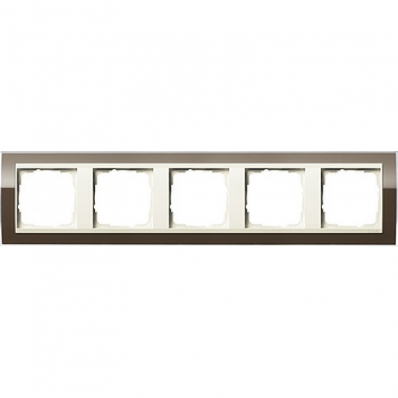 Gira-0215761-Abdeckrahmen-5fach-fuer-cremeweiss-Event-Klar-Braun[1]