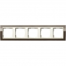 Gira-0215761-Abdeckrahmen-5fach-fuer-cremeweiss-Event-Klar-Braun[1]