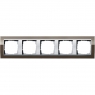 Gira-0215766-Abdeckrahmen-5fach-fuer-Farbe-Alu-Event-Klar-Braun[1]